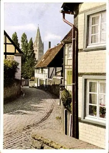 Ak Soest in Westfalen, kleine Osthofe, Turm des Patroklidoms