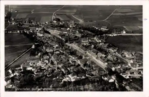 Ak Osterhofen in Niederbayern, Fliegeraufnahme