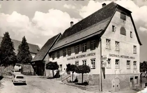 Ak Altburg Calw im Schwarzwald, Gasthaus Pension zum Hirsch