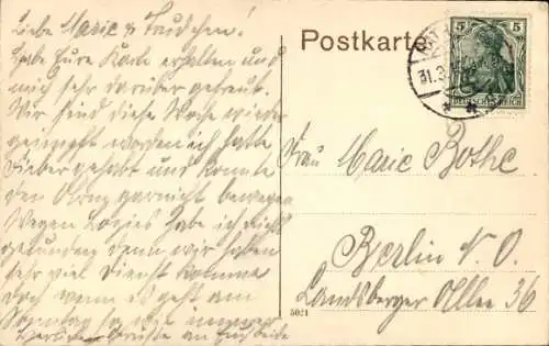 Ak Rathenow im Havelland, beim Haveltor, Kirchturm