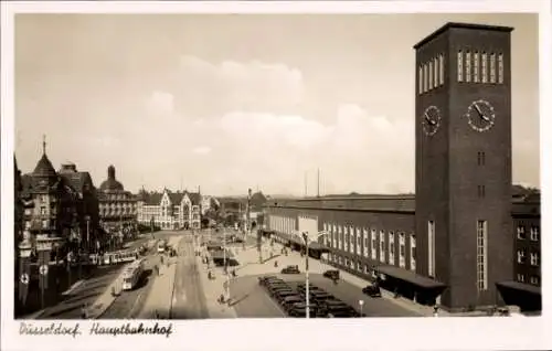 Ak Düsseldorf am Rhein, Hauptbahnhof