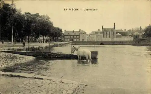 Ak La Flèche Sarthe, Trough