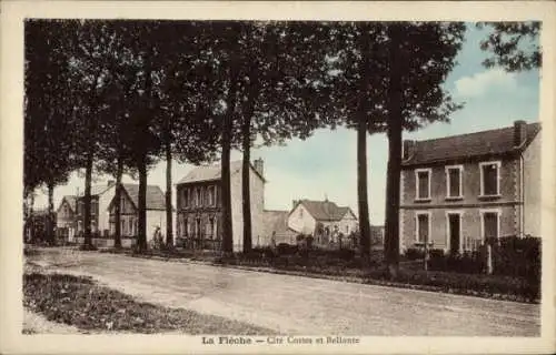 Ak La Flèche Sarthe, Cité Costes und Bellonte