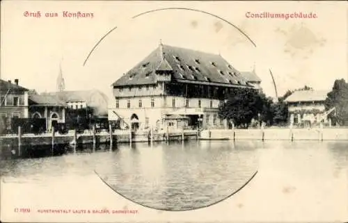 Ak Konstanz am Bodensee, Conciliumsgebäude