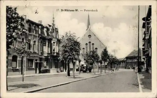 Ak St. Nicolas Sint Niklaas Waas Waes Ostflandern Belgien, Paterskerk