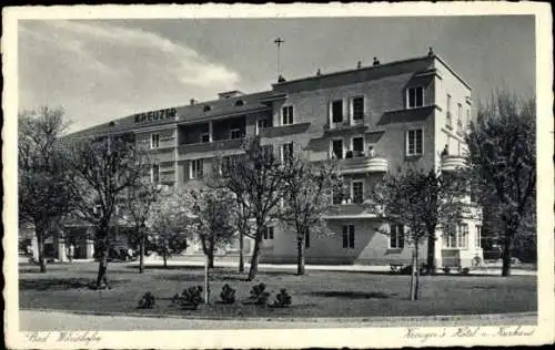 Ak Bad Wörishofen im Unterallgäu, Kreuzers Hotel, Kurhaus