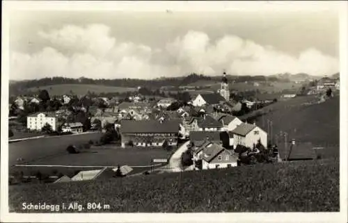 Ak Scheidegg im Allgäu Schwaben, Gesamtansicht