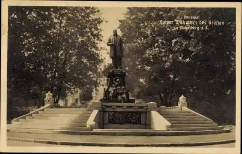 Ak Naumburg an der Saale, Denkmal Kaiser Wilhelm der Große