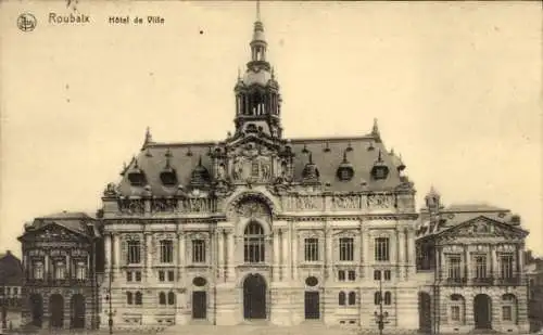 Ak Roubaix Nord, Hotel de Ville