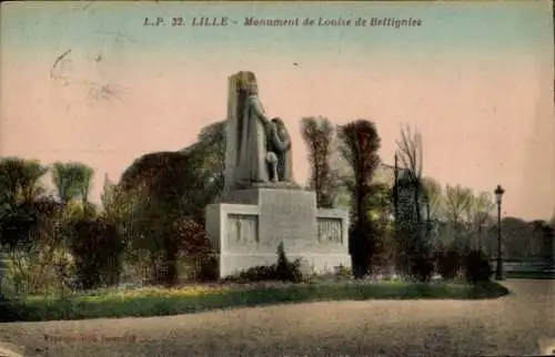 Ak Lille Nord, Monument de Louise de Bettignies