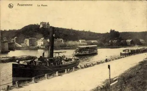 Ak Anseremme Dinant Wallonien Namur, La Meuse