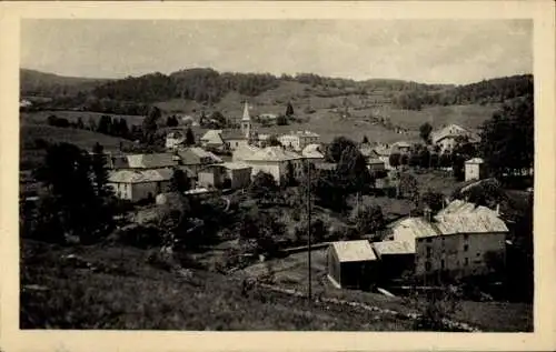 Ak Foncine-le-Bas Jura, Blick vom Coteau de la Virginie