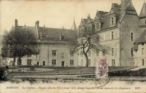 Ak Amboise Indre et Loire, Schloss