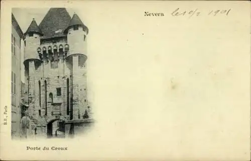 Ak Nevers Nièvre, Porte du Croux