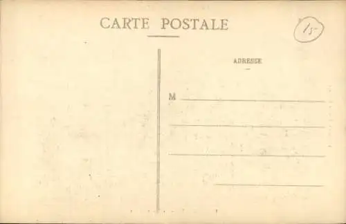 Ak Raon l'Etape Vosges, Halle au blé, Kriegszerstörungen, I. WK