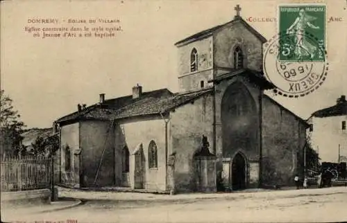 Ak Domrémy la Pucelle Lothringen Vogesen, Dorfkirche