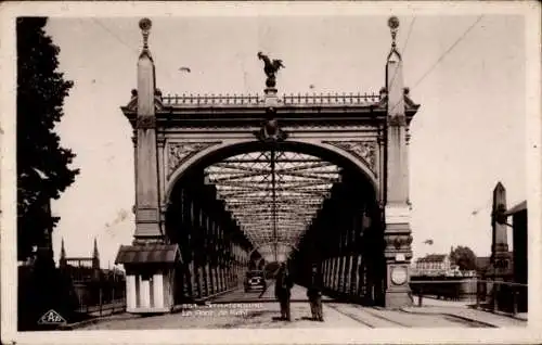 Ak Straßburg Straßburg Elsass Bas Rhin, Pont