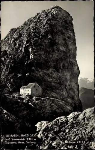 Ak Steinernes Meer Salzburger Land Österreich, Sommerstein, Riemannhaus