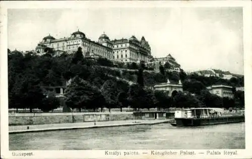 Ak Budapest Ungarn, Königlicher Palast