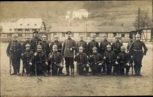 Foto Ak Deutsche Soldaten in Uniformen, Inf. Rgt. 29, Trier