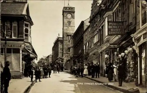 Ak Redruth Cornwall, Fore Street