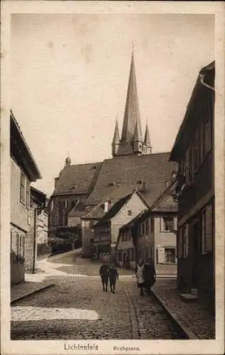 Ak Lichtenfels in Oberfranken, Kirchgasse