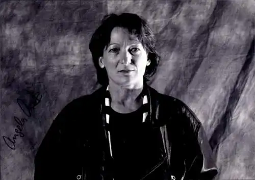 Foto Schauspielerin Angela Aretz, Autogramm