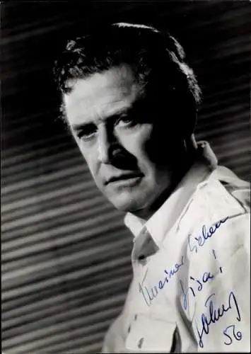 Foto Schauspieler Hans Söhnker, Autogramm