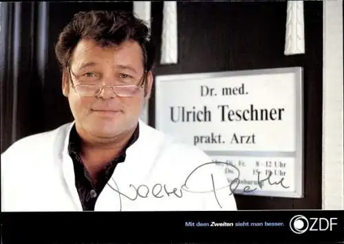 Ak Schauspieler Walter Plathe, Autogramm, Portrait