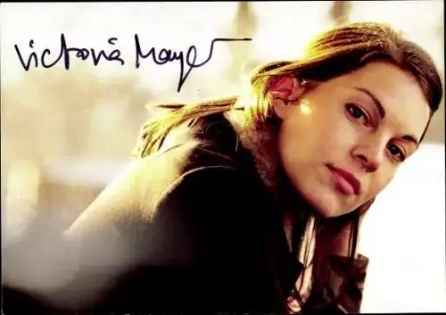 Ak Schauspielerin Victoria Mayer, Portrait, Autogramm