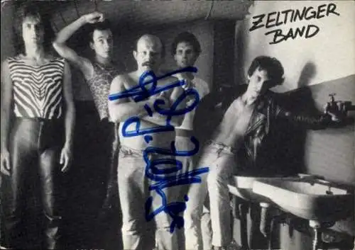 Ak Schauspieler und Sänger Zeltiner Band, Portrait, Autogramm