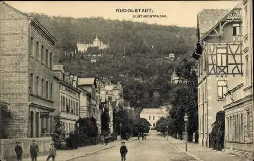 Ak Rudolstadt in Thüringen, Güntherstraße