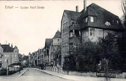 Ak Erfurt in Thüringen, Gustav Adolf Straße