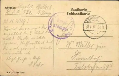 Ak Aufstapeln von Geschoßkörben hinter der Front, Deutsche Soldaten, I. WK