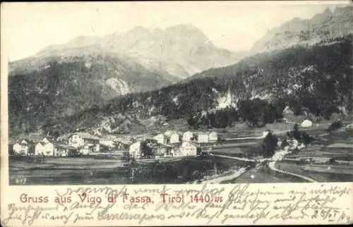 Ak Vigo di Fassa Trentino Südtirol, Gesamtansicht