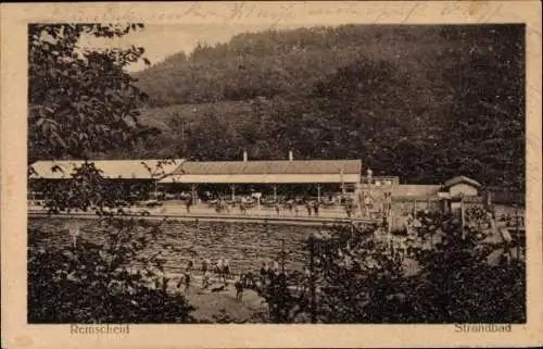 Ak Remscheid im Bergischen Land, Strandbad