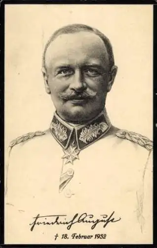 Ak König Friedrich August III. von Sachsen, Porträt