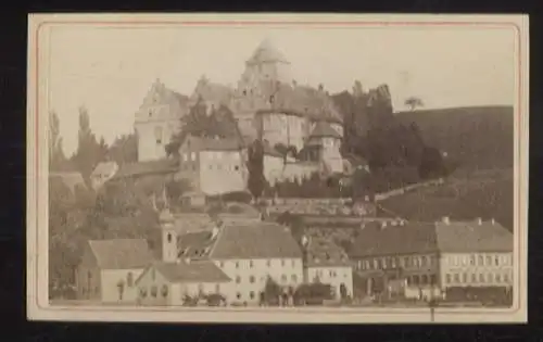 Cdv Foto Schloß Mainberg bei Schweinfurt