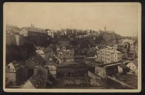 Cabinet Foto Gesamtansicht Stadt Luxemburg