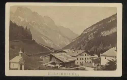 CdV Blick auf Hirchbühl bei  Rückholz am Fuße der Allgäuer Alpen