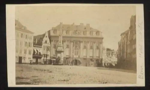 CdV Fotografie Bonn Markt mit Rathaus