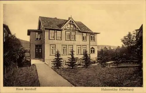 Ak Hahnenklee Goslar im Harz, Haus Bienhoff