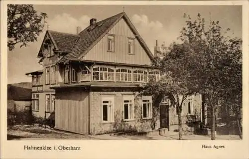 Ak Hahnenklee Goslar im Harz, Haus Agnes