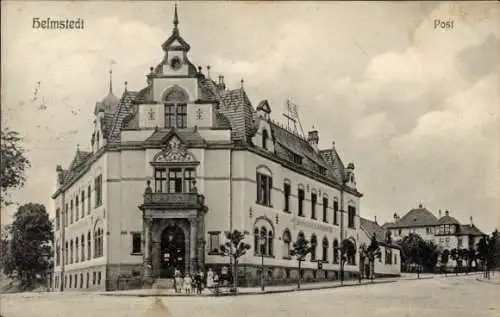 Ak Helmstedt in Niedersachsen, Post