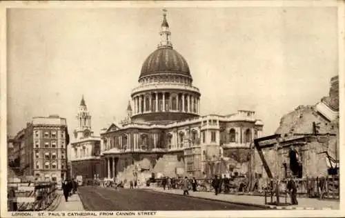 Ak London City England, St. Pauls Kathedrale