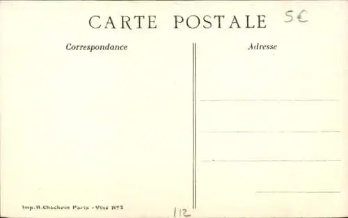 Künstler Ak DeLatre, Eugène Arnage Sarthe, Zeichnung Eine Straße des Ortes, 1916