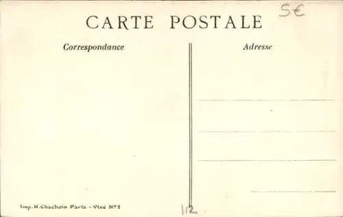 Künstler Ak DeLatre, Eugène Arnage Sarthe, Zeichnung Schwarzkopf Schaf Farm