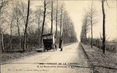 Ak Circuit de la Sarthe, Die Straße zwischen Ardennay