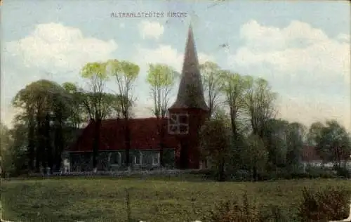 Ak Hamburg Wandsbek Rahlstedt Altrahlstedt, Kirche