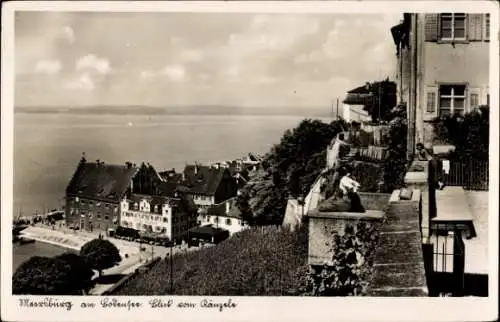 Ak Meersburg am Bodensee, Blick vom Känzele